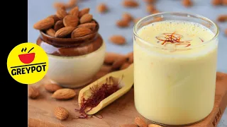 Hot Badam Milk Recipe | Almond Milk | Badam Milkshake | Badam Doodh