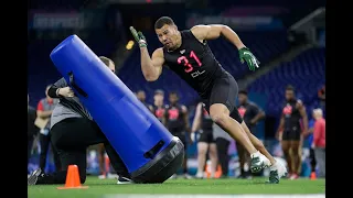 2020 NFL Scouting Combine Defensive lineman drills - Alex Highsmith  2/29/20