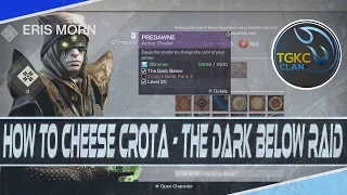 How to Cheese Crota Final Boss - Destiny Tutorial The Dark Below (Raid Glitch)