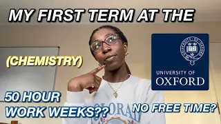HOW MUCH DOES AN OXFORD UNI STUDENT WORK? | REVIEWING MY FIRST TERM (CHEMISTRY)