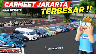 KONVOI DAN CARMEET TERBESAR PERTAMA DI JAKARTA !! ROLEPLAY CDID UPDATE - Roblox Indonesia