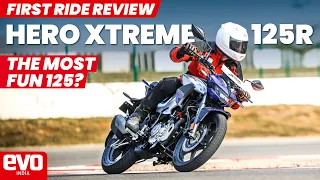 2024 Hero Xtreme 125R | The Perfect Sporty Commuter? | First Ride Review | evo India