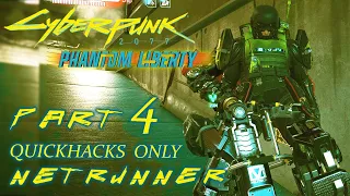 DOGTOWN – CYBERPUNK 2077 Phantom Liberty DLC Netrunner Quickhacks Only Very Hard Gameplay Part 4