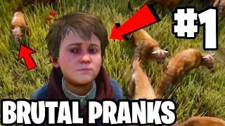 Brutal Pranks on NPCs #1 | Red Dead Redemption 2