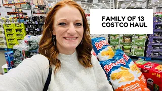 FAMILY OF 13 COSTCO HAUL