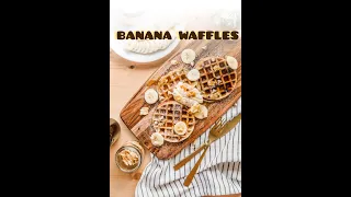 Next time you have overripe bananas make banana waffles! ASMR
