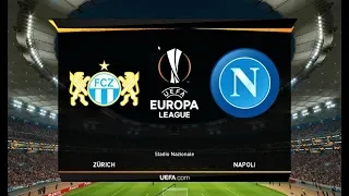 ZURICH vs NAPOLI | UEFA Europa League | PES 2019 Gameplay