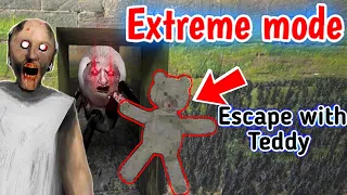 Granny 1.8 - Extreme mode, Escape with Teddy + Without using Drop Button ✅