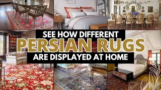 See how different Persian Rugs are displayed at home