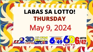 Labas sa Lotto Thursday ( May 9, 2024 ) EZ2 | 2D | 3D | 6D | 6/49 | 6/42 | LOTTO | PCSO 
