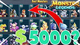 This Player Spent This Much In Monster Legends... | One Of The BEST Accounts In The Game!