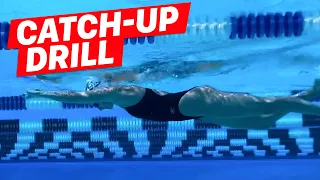 Beginner Swim Drill: Catch-Up