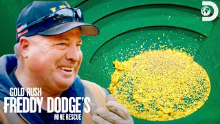 Freddy QUADRUPLES a Mine's Gold Haul! | Gold Rush: Freddy Dodge's Mine Rescue