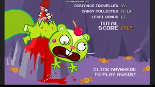 Jugando a Happy tree friends: Candy Cave