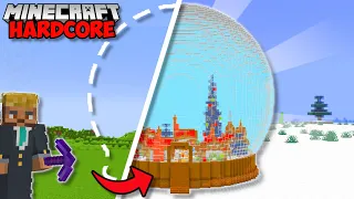 I Built A SNOW GLOBE VILLAGE in Minecraft 1.19 Hardcore (#66)