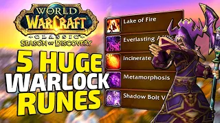 Warlock Runes Locations in WoW Classic Season of Discovery - Get The BEST Runes Easy