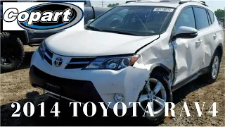 Rebuilding a Wrecked 2014 Toyota Rav4  From Copart Salvage Auction