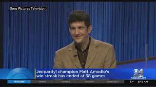 Matt Amodio's History-Making Run On 'Jeopardy!' Ends