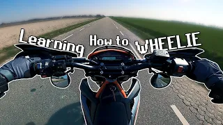 Learning How To WHEELIE On The KTM 690 SMC R | #Day2