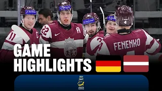 Highlights: Germany vs Latvia | 2024 #WorldJuniors