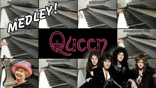 Queen Medley & Remix | INSTRUMENTAL Cover + Freddie Mercury ACAPELLA Tracks!