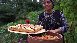 Making Azerbaijani Lamb Stew and İtalian Focaccia Bread