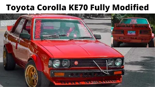 Toyota Corolla 1981 fully modified  KE70 drift Machine