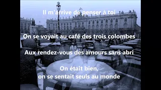 Joe Dassin - Le Café des 3 colombes  (paroles de la chanson)