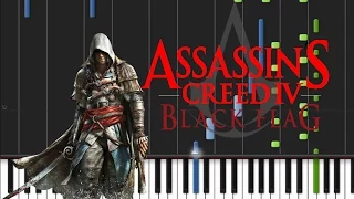 Assassins Creed 4 Black Flag - Main Theme [Piano Cover Tutorial] (♫)
