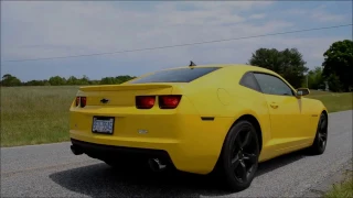 2012 Camaro V6 with MBRP Axle-Back Exhaust (Before and After)