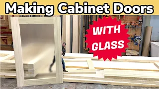 How to Make Wood Doors With Glass || Cabinet Doors DIY