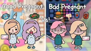 Good Pregnant Vs Bad Pregnant..! 🤰🏼🍼😱| Toca Life World🌎 | การท้องที่ดี Vs การท้องที่ไม่ดี 👶🏻