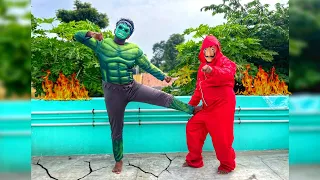 ANGRY HULK PRANK TO MY DADDY 👹✨ - #vlog #marvel #fight #trending