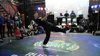 breakdance отбор про - bboy Ежик vs Koolon - ВДВ круг | Russia Battle Pro 2018