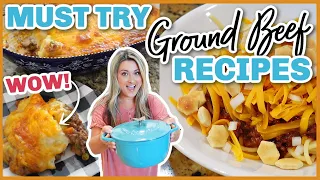 Ground Beef Recipes You HAVEN'T tried!! | I CAN'T WAIT TO MAKE THESE AGAIN!