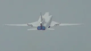 Takeoff  Tupolev Tu-22M "Backfire" Взлет стратегического бомбардировщика Ту-22м3 август 2022