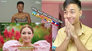 Miss Universe Philippines 2024 | INTRODUCTION VIDEO | QUEZON PROVINCE, ILOILO CITY & More | REACTION