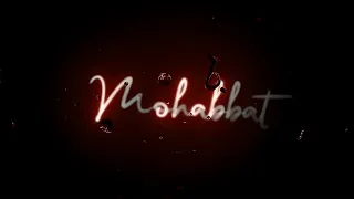 Benaam Si Mohabbat Benaam Si Kahani || Black screen status Video || Ost Song Status