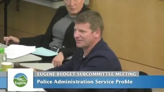 Eugene Budget Sub-Committee Meeting: November 15, 2017