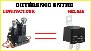 🔧  DIFFERENCE ENTRE RELAIS ET CONTACTEUR 🔵