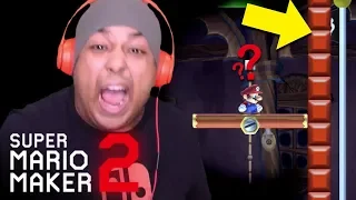 NO CHECKPOINT AND BLOCKING THE ENDING!? WHY!??  [SUPER MARIO MAKER 2] [#02]