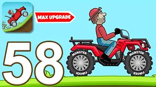 Hill Climb Racing - Gameplay Walkthrough Part 58 - Quad Bike Max Upgraded (iOS, Android)