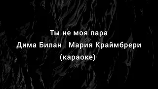 Ты не моя пара - Дима Билан | Мария Краймбрери (караоке)