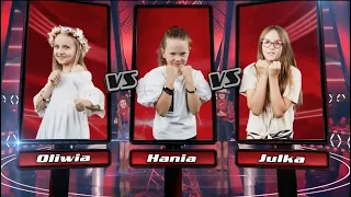 Julia Kmiecik, Oliwia Kołbuk, Hania Sitko, - The Voice Kids 6 | BITWY