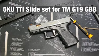 5KU Taran Tactical G19 Slide & Barrel Set for Tokyo Marui G19 GBB