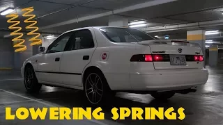 $300 LOWERING SPRINGS! Toyota Camry 1998  // More Performance! (King Springs)