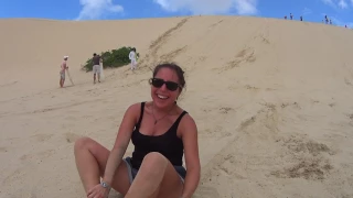 Worimi National Park - Sand Board, le cri de Jennifer