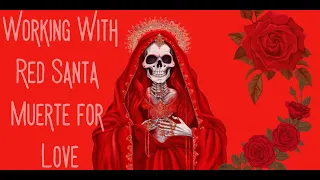 Attract Love With the Red Santa Muerte Subliminal Meditation 🌹💞 #subliminal #santamuerte