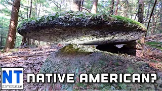 We think these are native American Indian stone piles