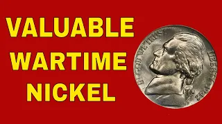 1942 Wartime Nickels worth money!  Rare Nickels in circulation - coins to look for!